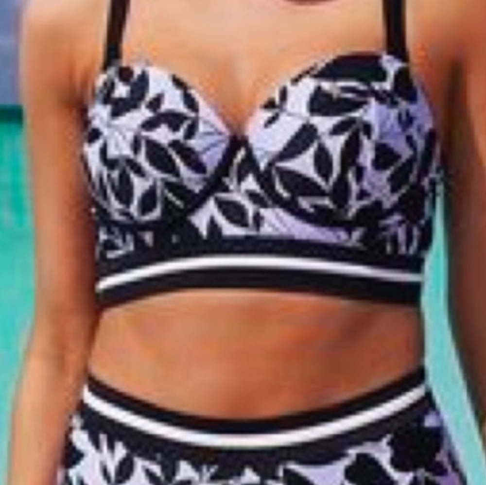 Swimsuits for All 18 E/F push up bikini top